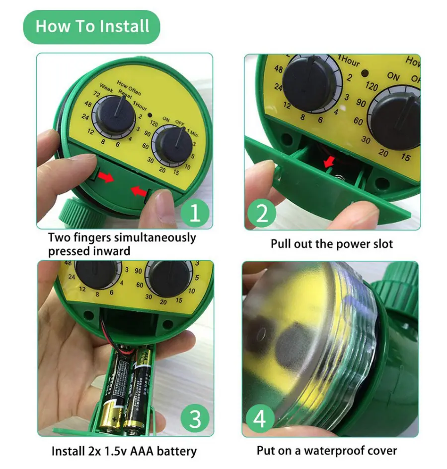 Système alternatif au goutte a goutte bouteille fonctionne avec des piles