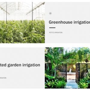 installation goutte a goutte système dirrigation automatique pour les pépinières