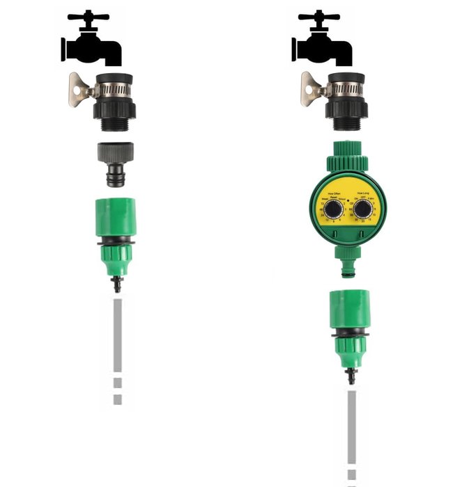 raccordement universel robinet kit darrosage plantes intérieur