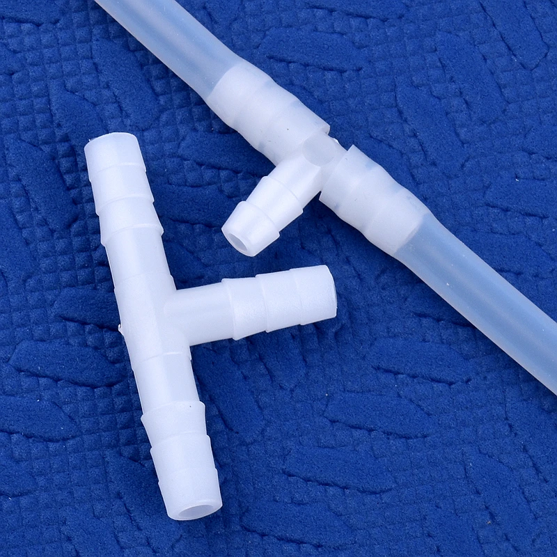 Connecteur en T en PE blanc