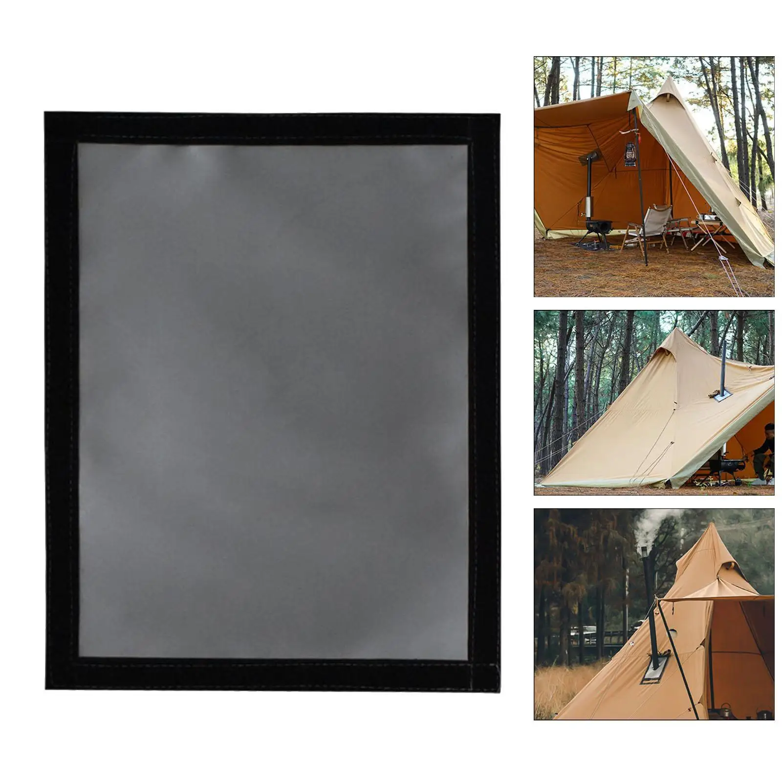 Tent Stove Jack Pipe Vent Accessory Fire Resistant Keep Your Use Of Hot Flue Pipes Safe and Secure