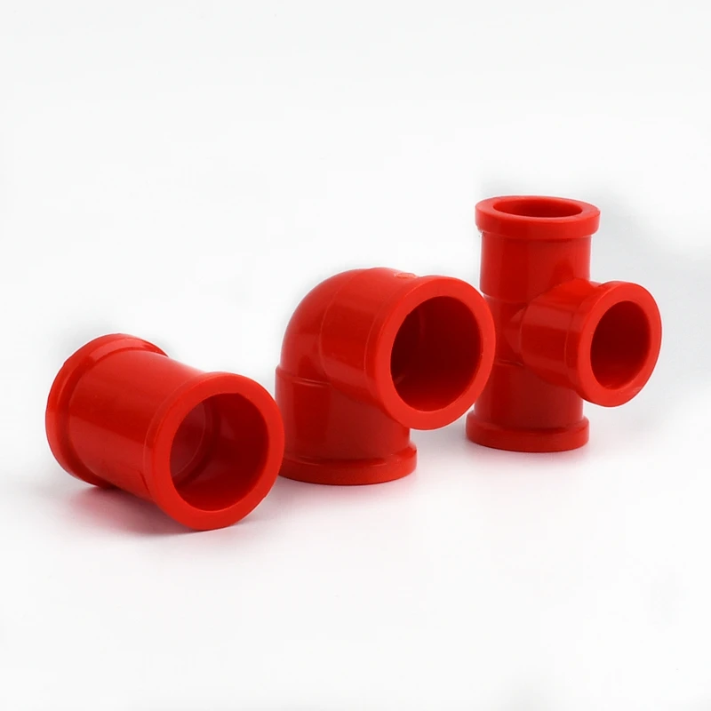 Tuyau en PVC rouge