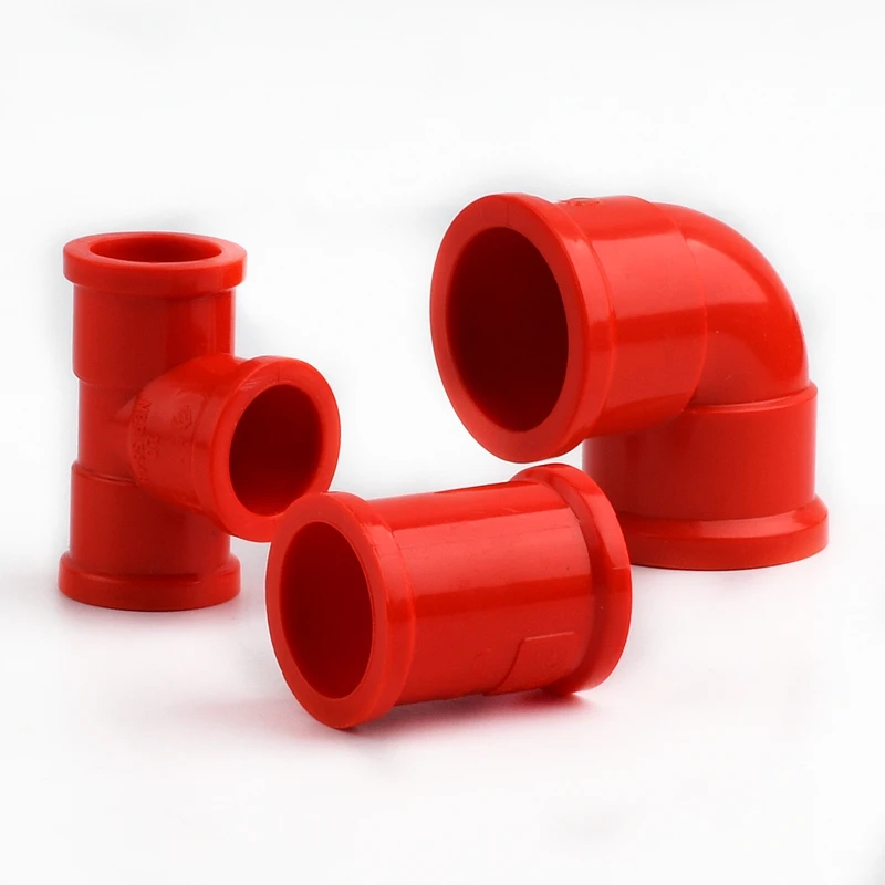 Tuyau en PVC rouge