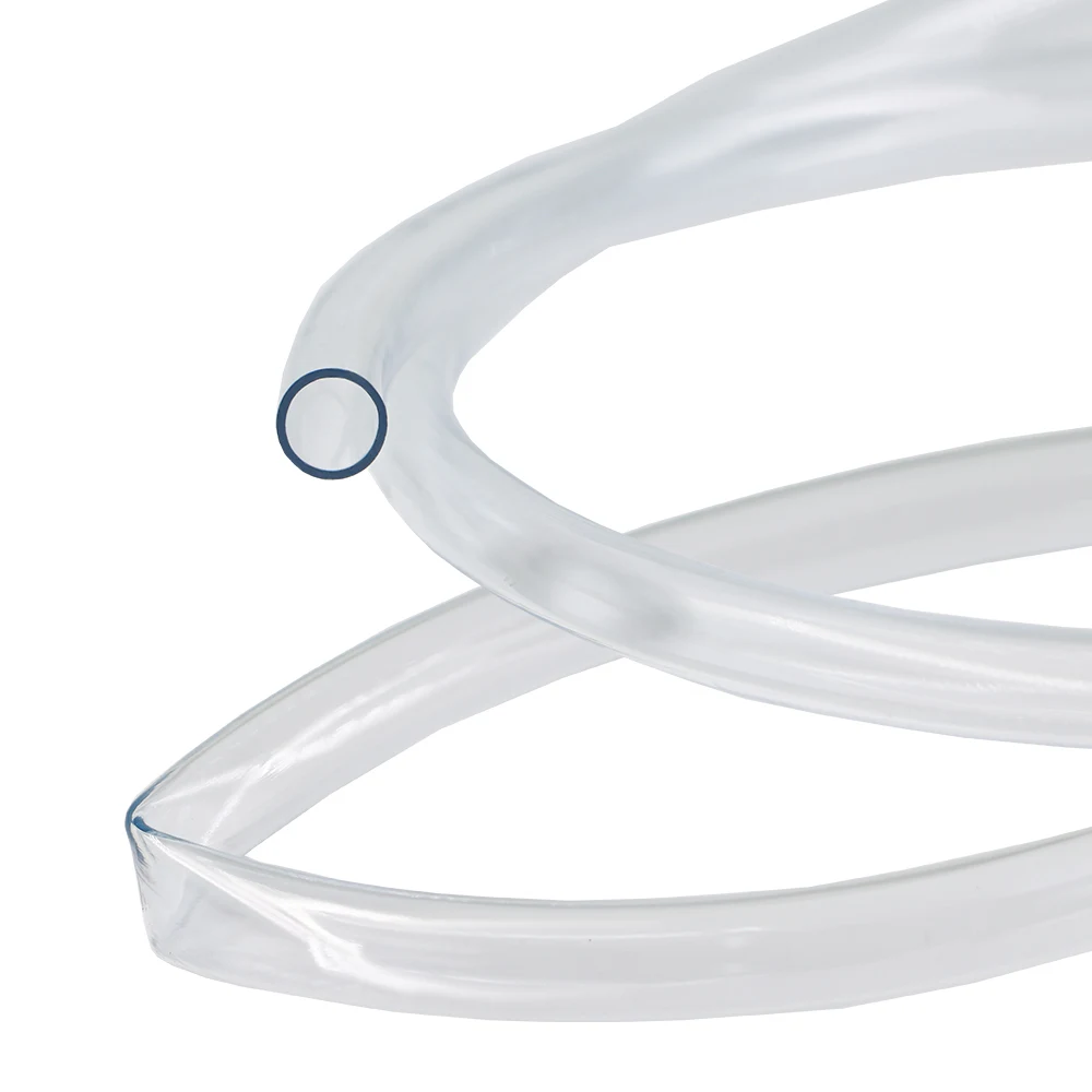 Tuyau PVC Transparent Renforcé Acier 1m - ID 28mm, Paroi 3mm Pour Irrigation Et Usage Industriel