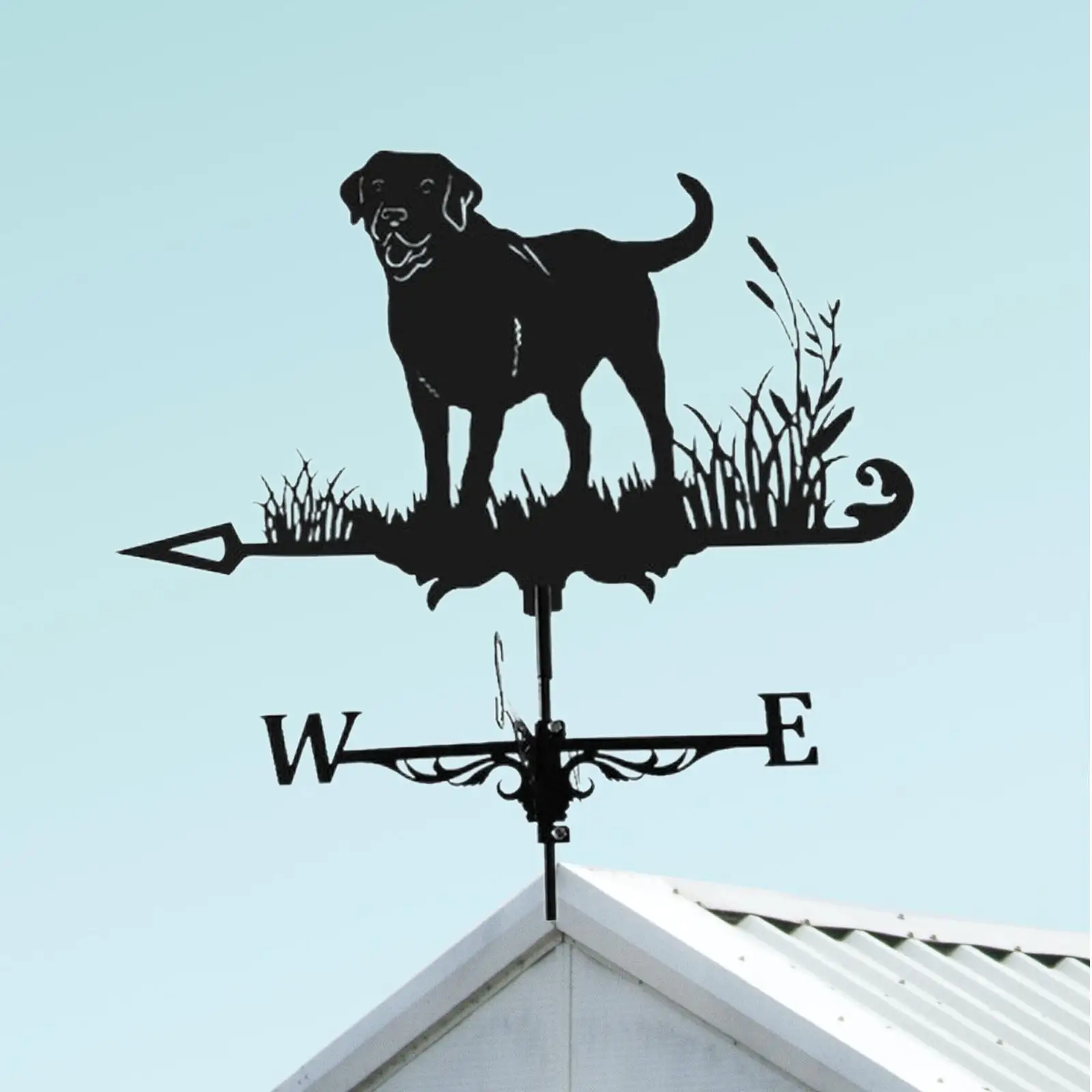 Weather Vane Farm Garden Yard Roof Kit Metal Weathervane Cupolas Scene