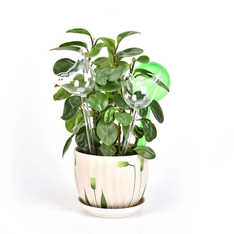 12 Boules D'arrosage Automatique Pour Plantes – Globes Irrigateurs Escamotables 14x5 Cm, En PVC Transparent, Arrosage Lent, Pour Vacances, Intérieur/extérieur