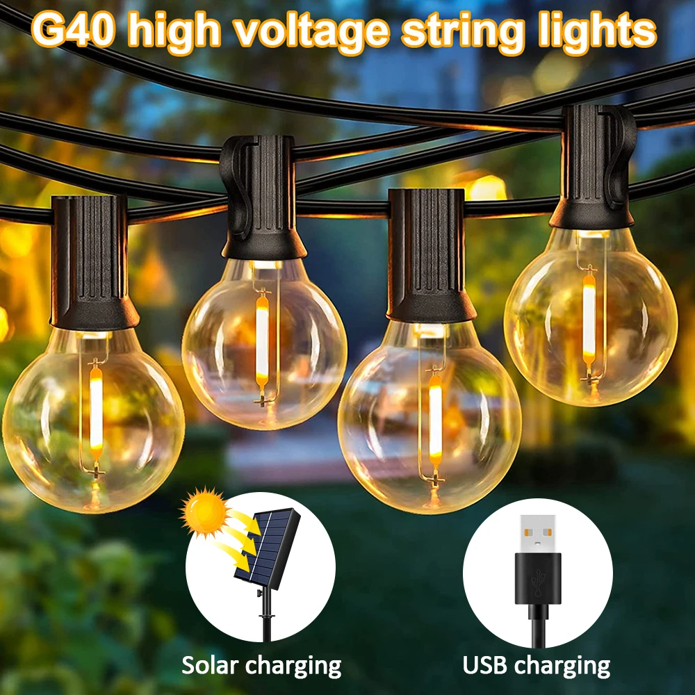 Guirxiété solaire d'extérieur G40 USB
