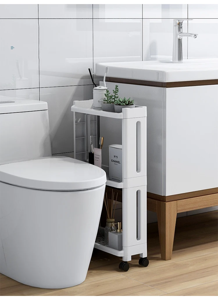 Étagère latérale de réfrigérateur à roulettes