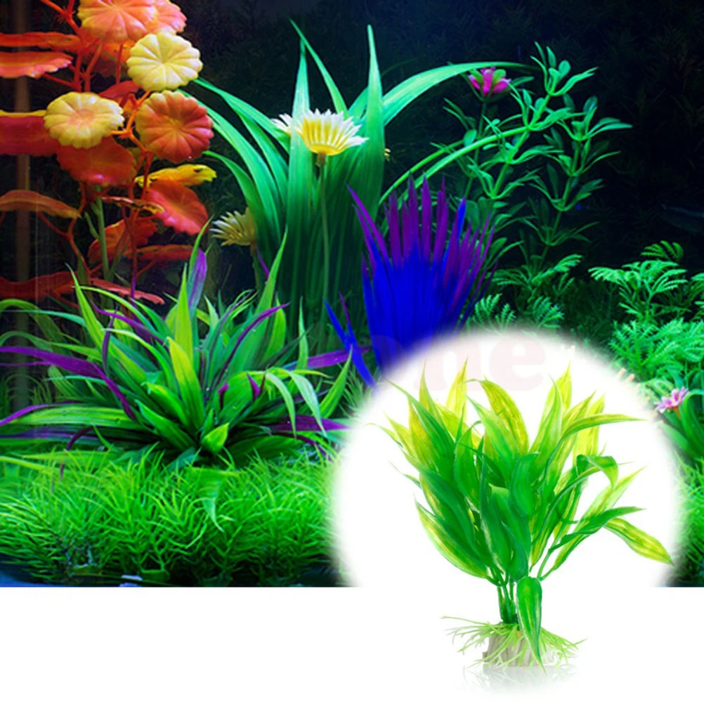 Plante d'eau artificielle en plastique