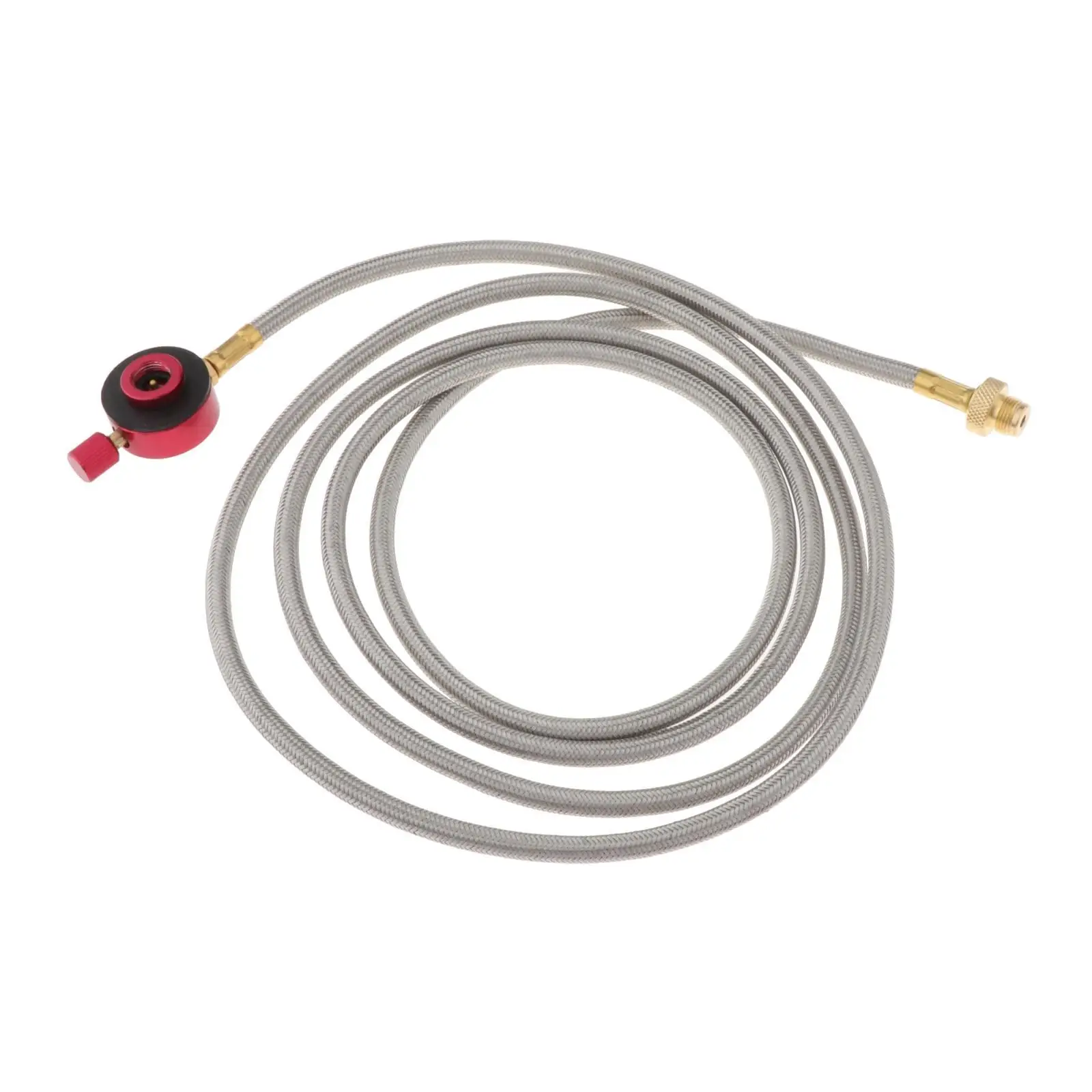78inch Adjustable Regulator Hose Assembly, Gas Hose Tube Fits Camping Picnic BBQ Gas Cooker, Burner, Tank