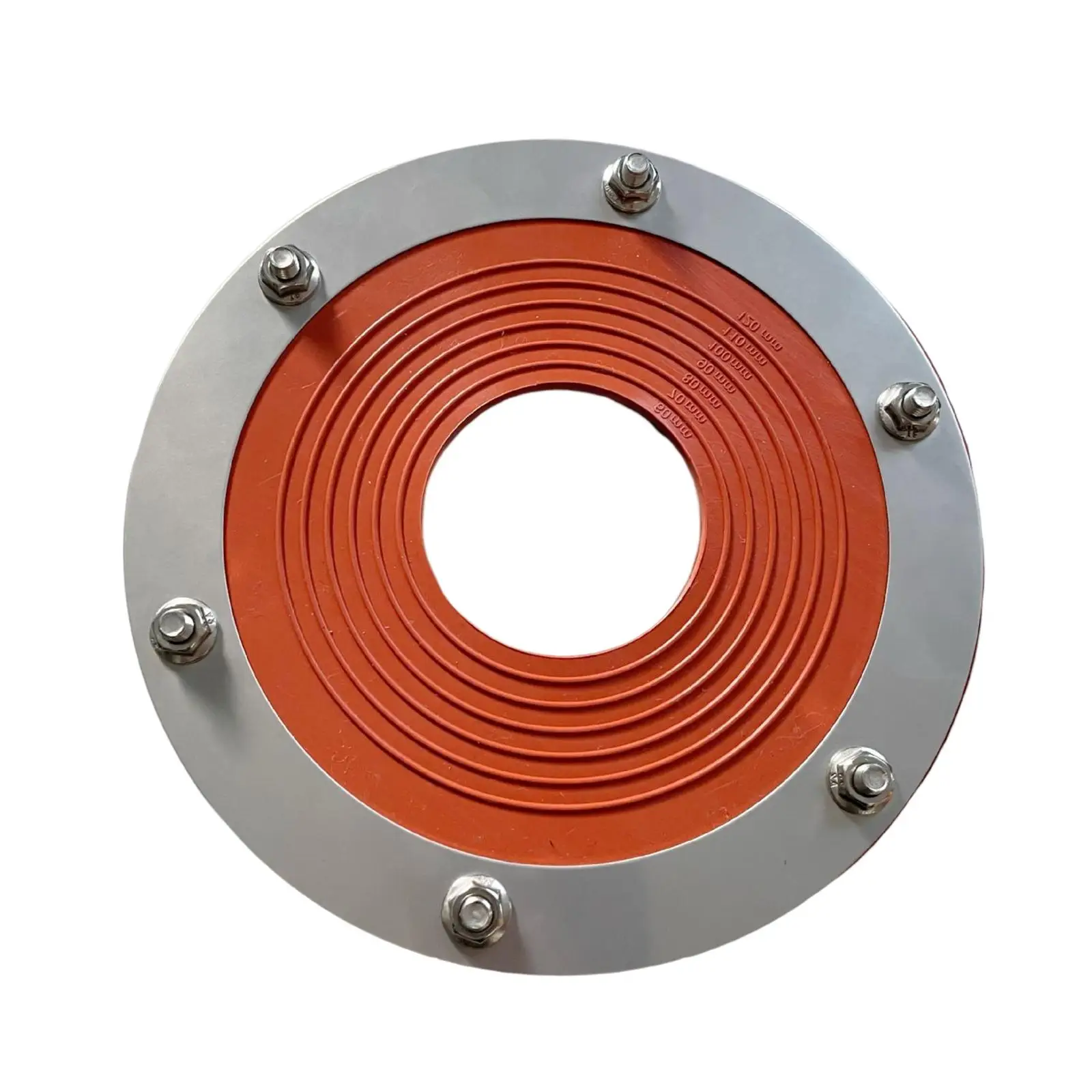 Passe-tuyau De Poêle Pour Tente - Joint En Silicone Résistant à 300°C - Taille Ajustable 75-160 Mm - Pour Tente, Serre, Abri