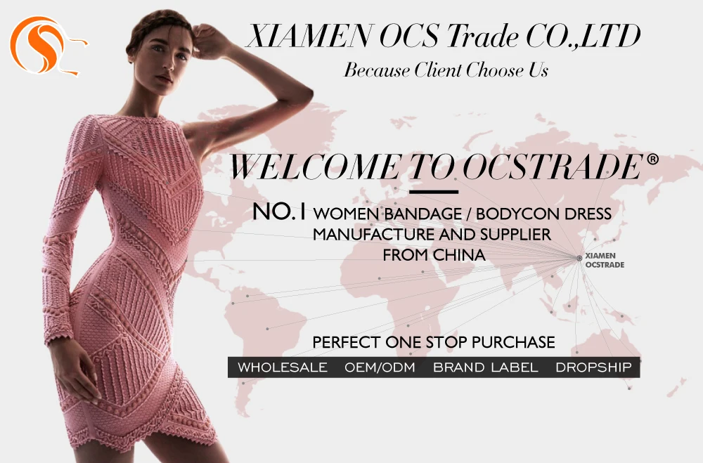 Robe de soirée rose à bandes pour femme