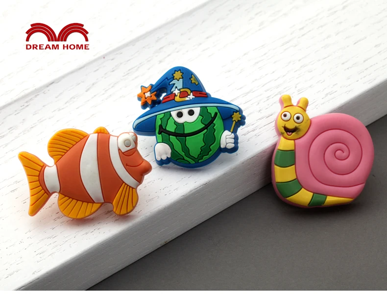 Bouton de porte en PVC souple - Souris