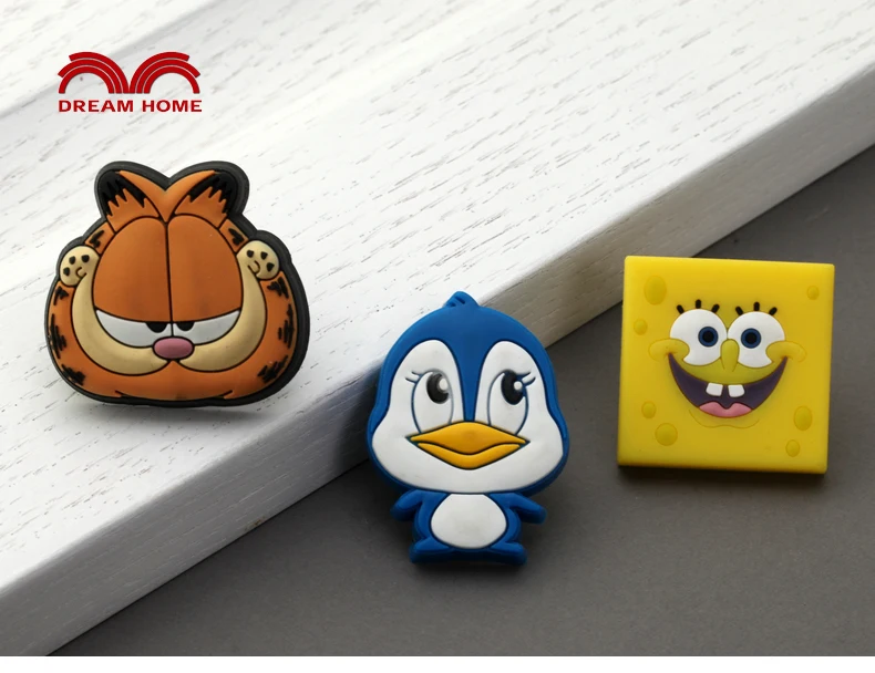 Bouton de porte en PVC souple - Armoire