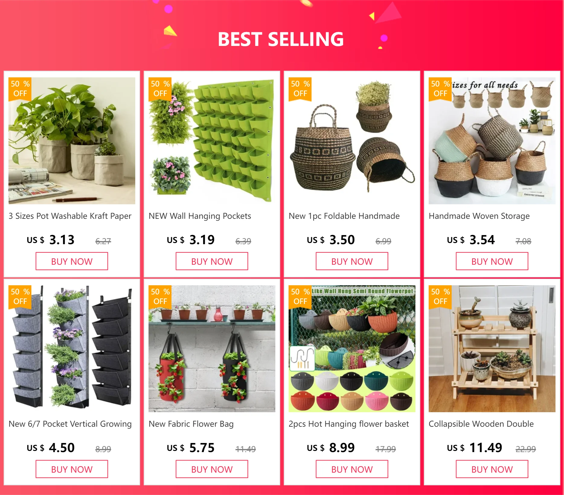 Sac de plantation vertical