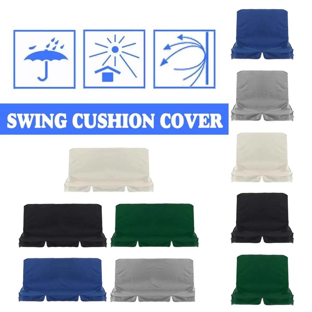 Housses de coussin de siège de balançoire