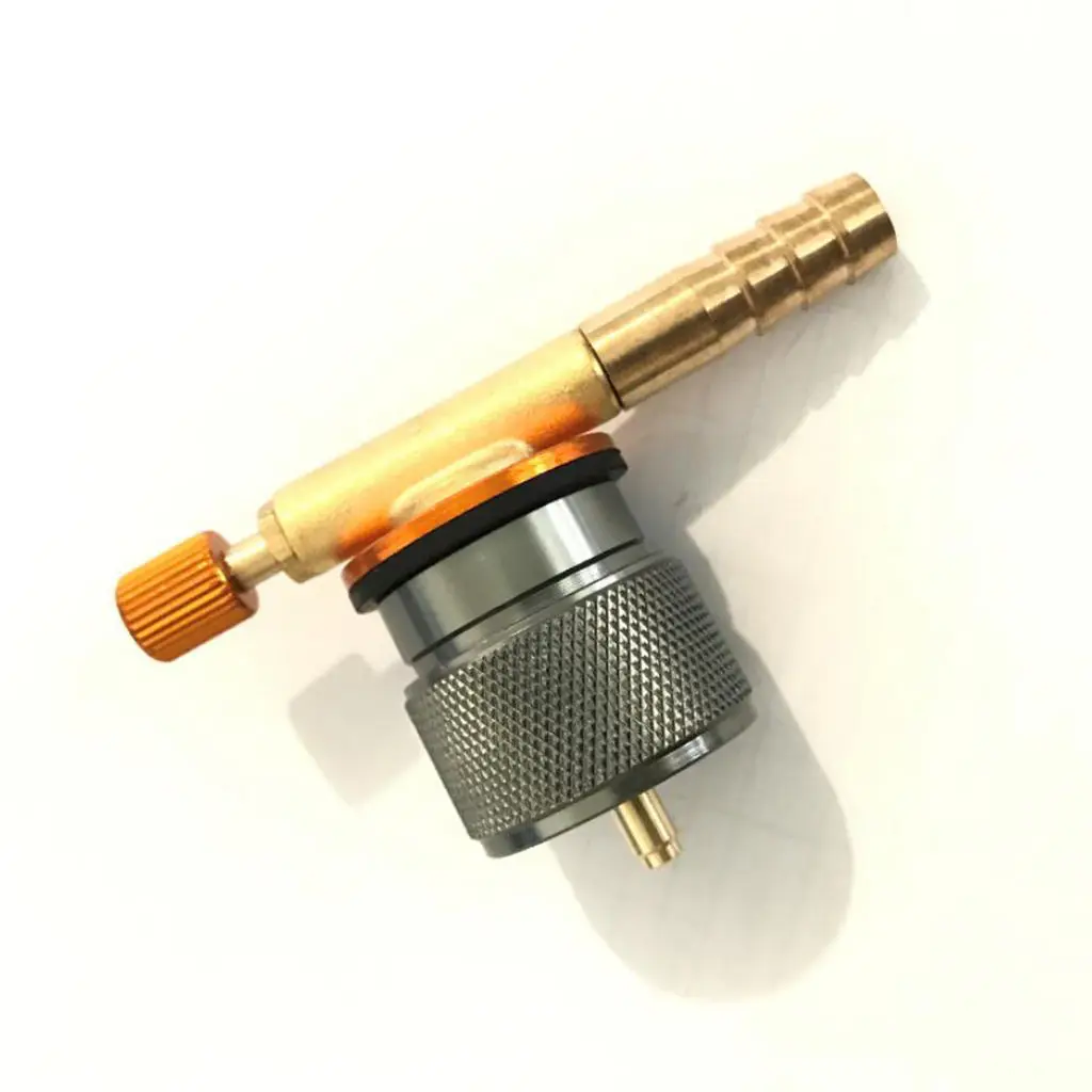 Gas Propane Folding Tank Adapter Dual Connection Adapter Refill Adapter