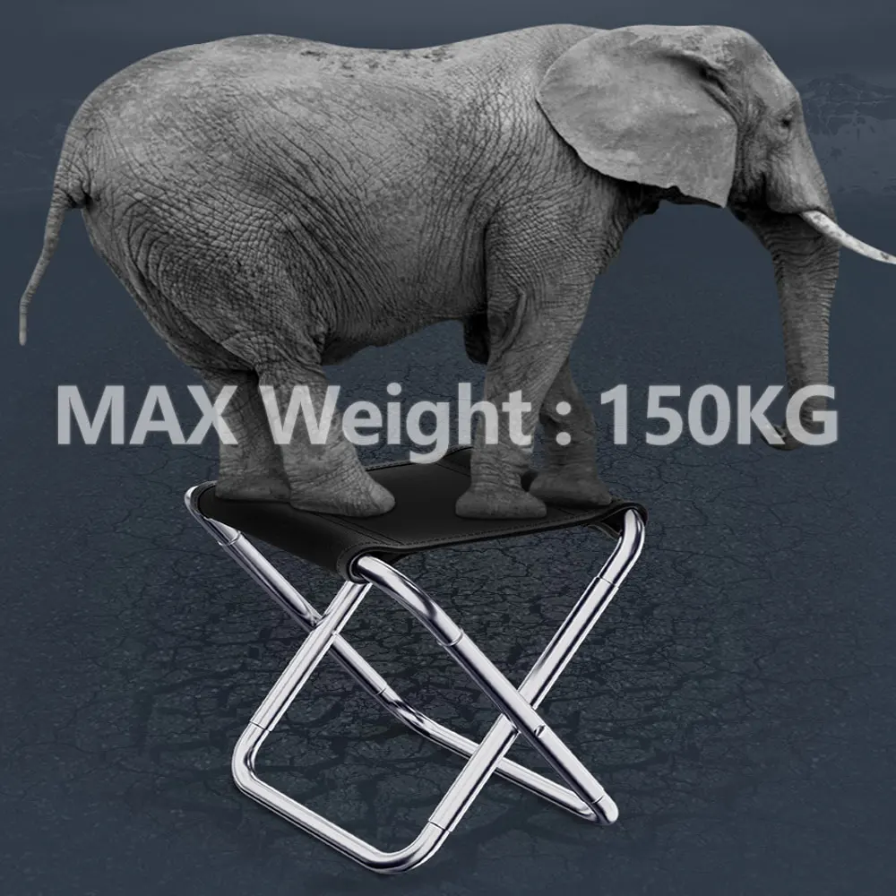 Chaise de camping pliable en aluminium