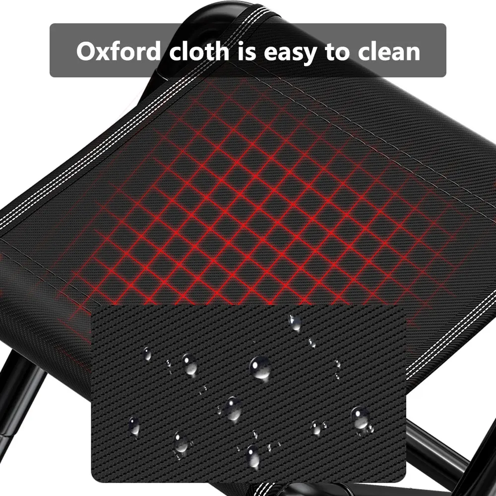 Chaise de camping pliable en aluminium