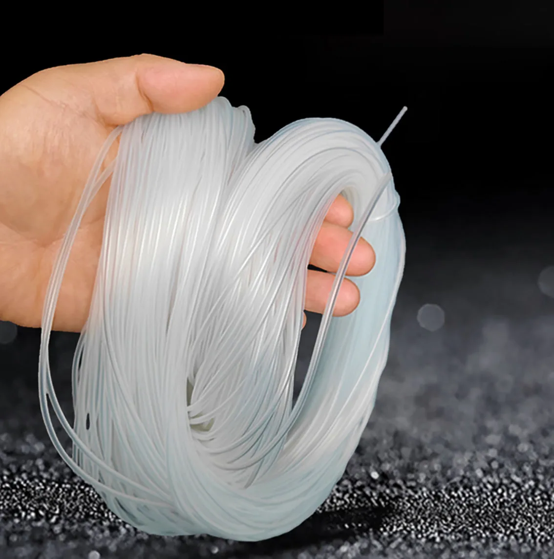 Tuyau en silicone transparent 4mm