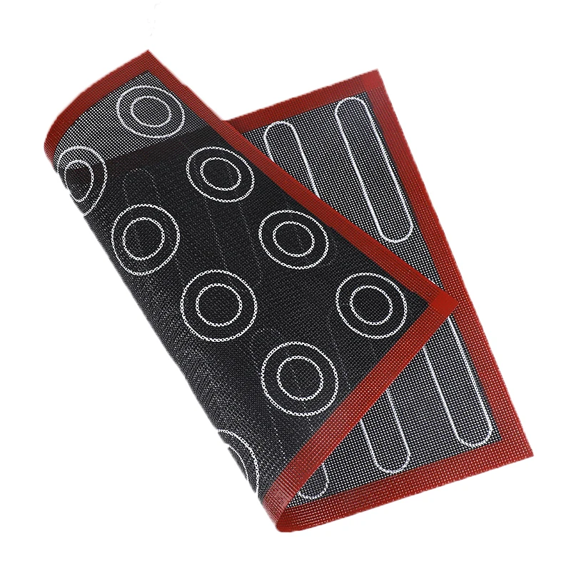 Tapis de cuisson en Silicone perforé revêtement de feuille de four antiadhésif boulangerie cuisine ustensiles de cuisson accessoires outils pâtisserie Macaron Pad pour biscuits
