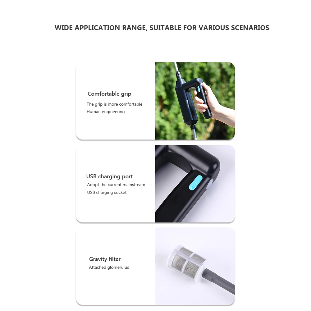 Pulvérisateur de jardin aste USB