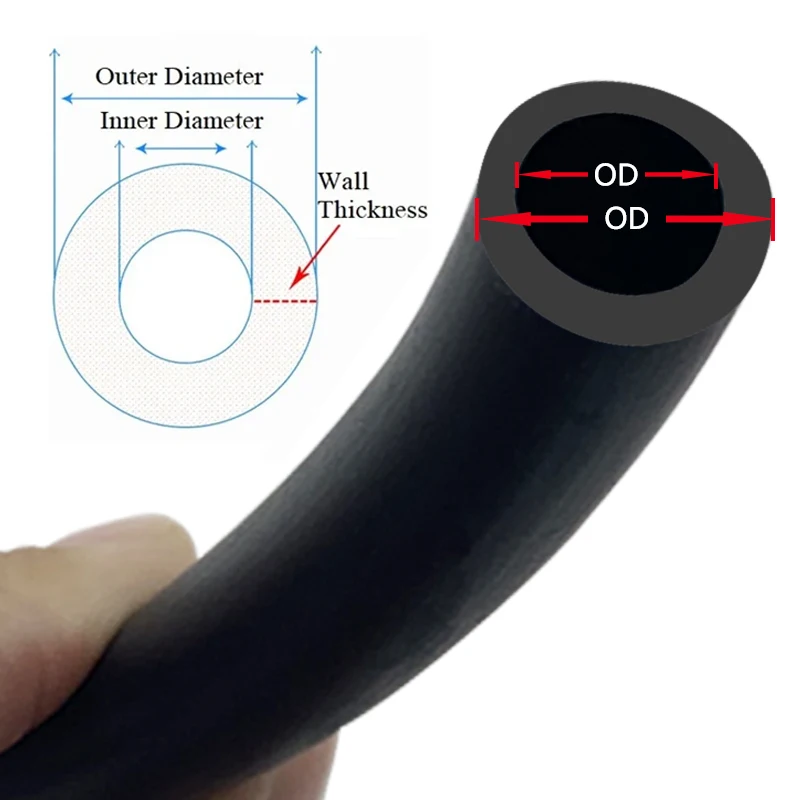 Tuyau en caoutchouc à degré d'huile