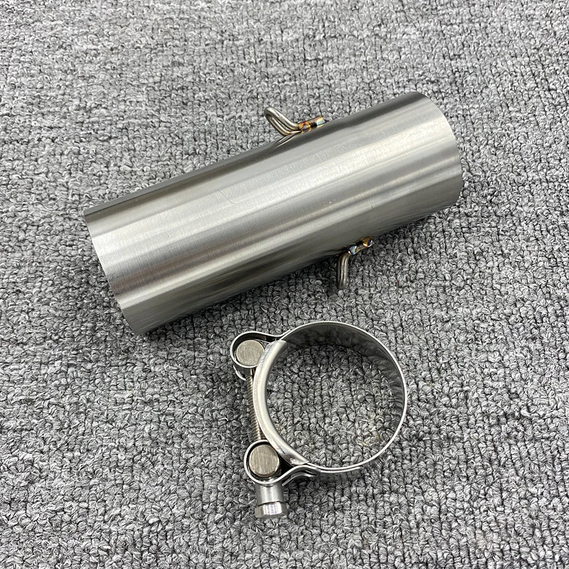 For Yamaha R6 2006-2016 2007 2009 2012 2014 2016 link original exhaust pipe Middle Link Pipe Section Adapter Tube YZF R6 51mm1