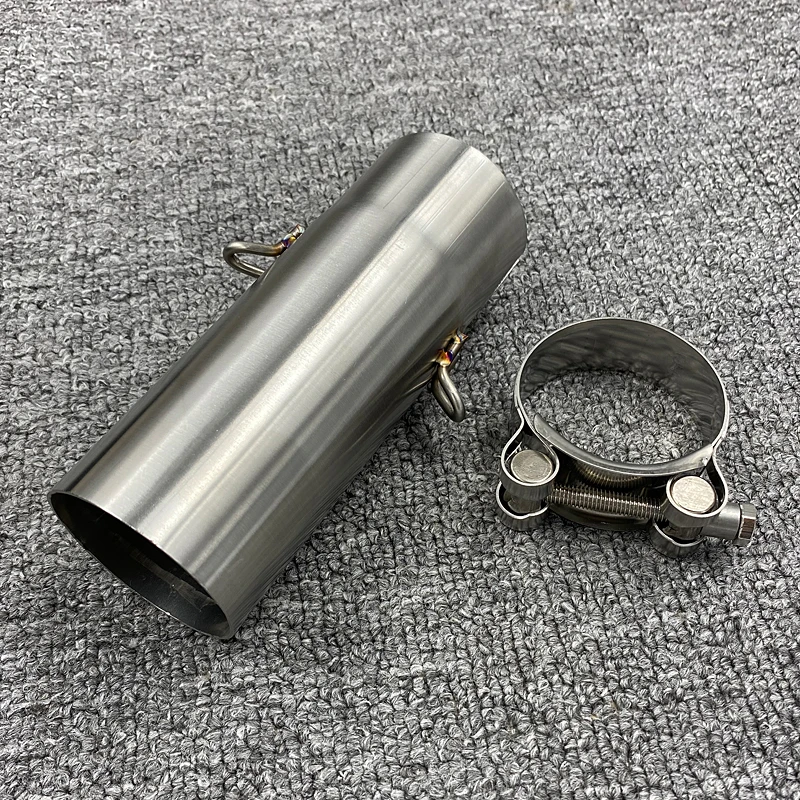 For Yamaha R6 2006-2016 2007 2009 2012 2014 2016 link original exhaust pipe Middle Link Pipe Section Adapter Tube YZF R6 51mm4