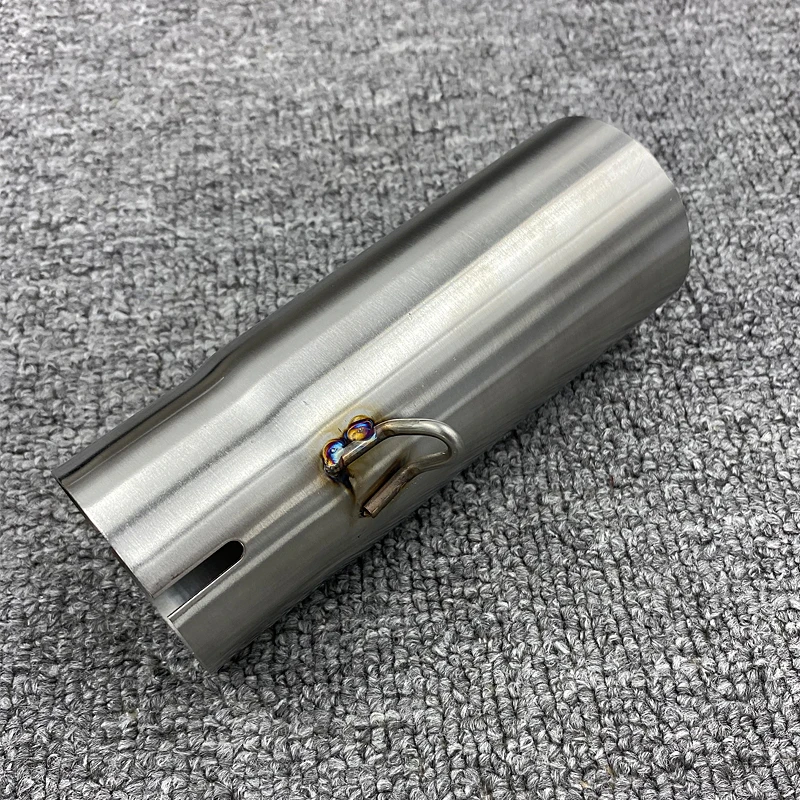 For Yamaha R6 2006-2016 2007 2009 2012 2014 2016 link original exhaust pipe Middle Link Pipe Section Adapter Tube YZF R6 51mm5