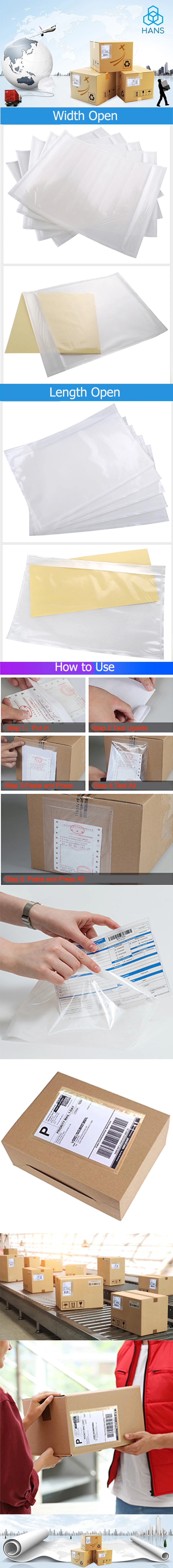 Enveloppe transparente