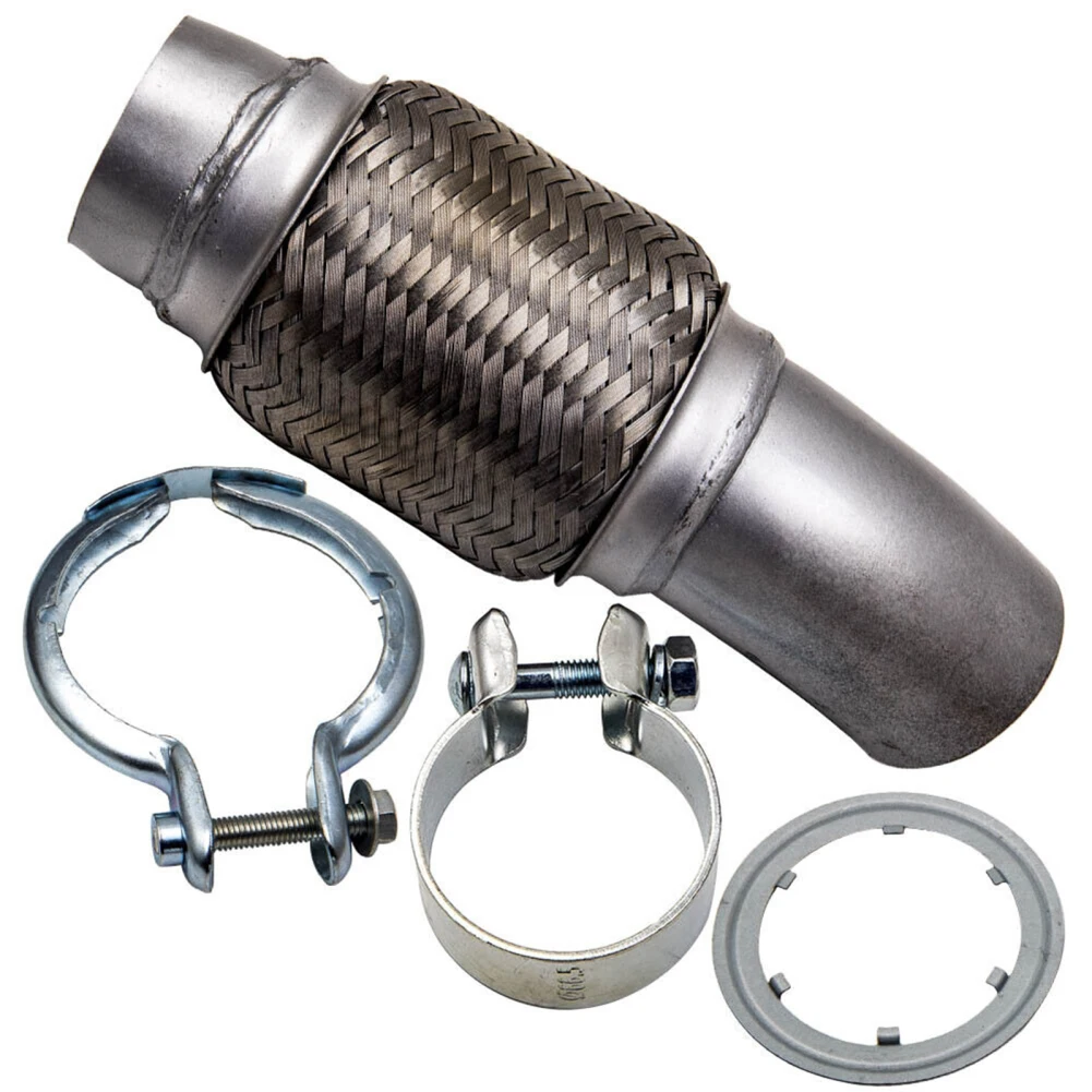Tuyau Flexible échappement Acier Inoxydable - 150x76 Mm, Réduction Vibrations, Remplacement Facile