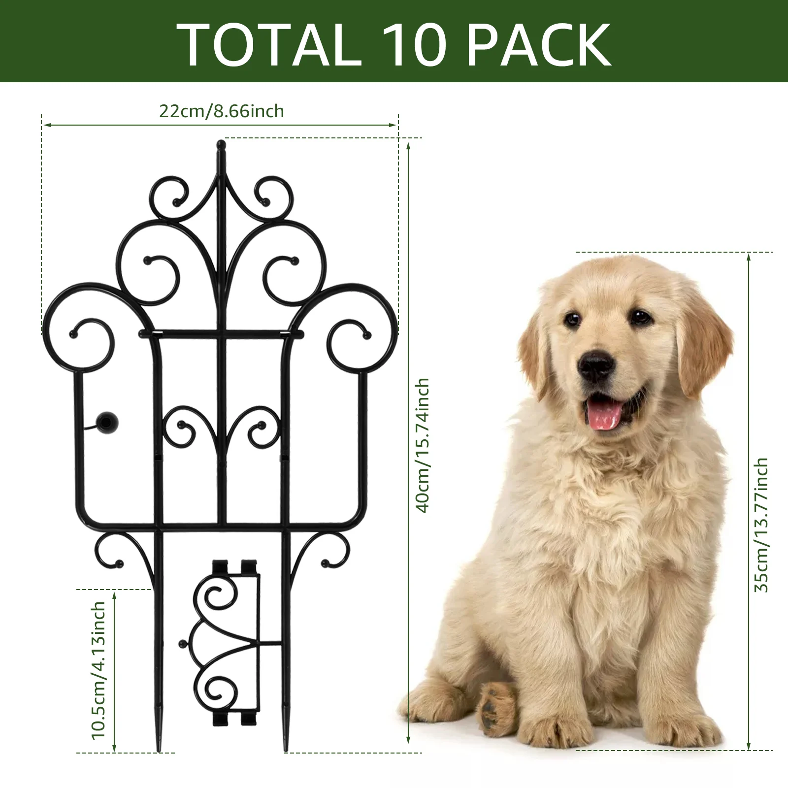 Clôture de jardin pliante en plastique - Image 5