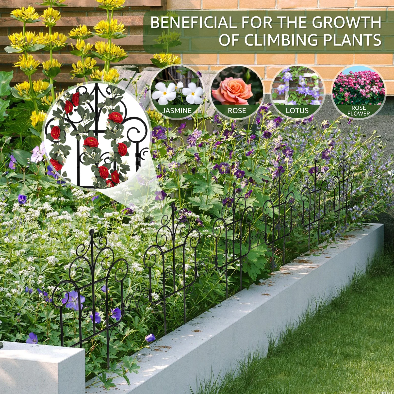 Clôture de jardin pliante en plastique - Image 4