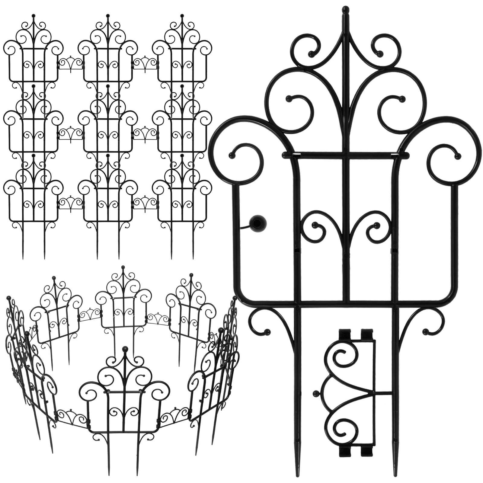 Clôture de jardin pliante en plastique - Image 9