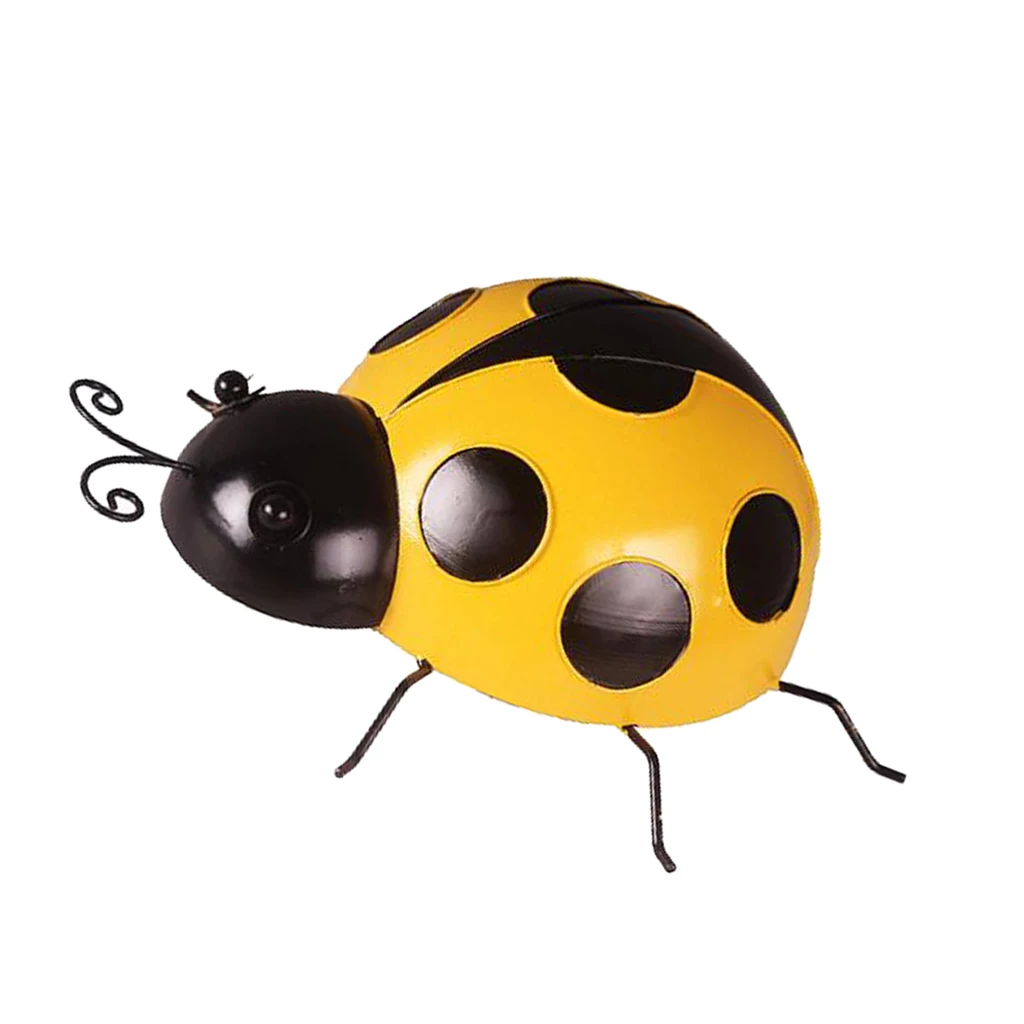 Cintre d'art mural suspendu | Coccinelle en fer