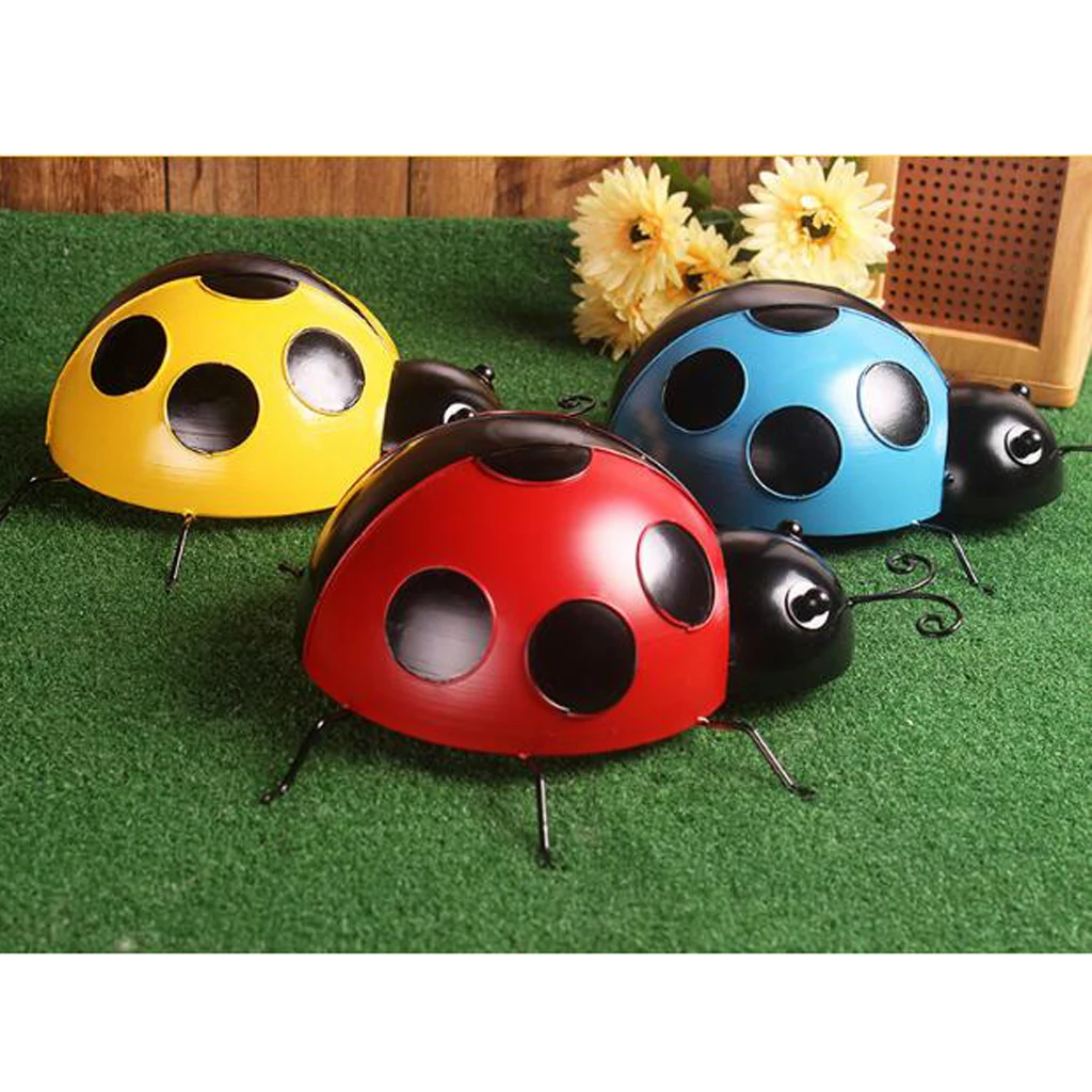 Cintre d'art mural suspendu | Coccinelle en fer