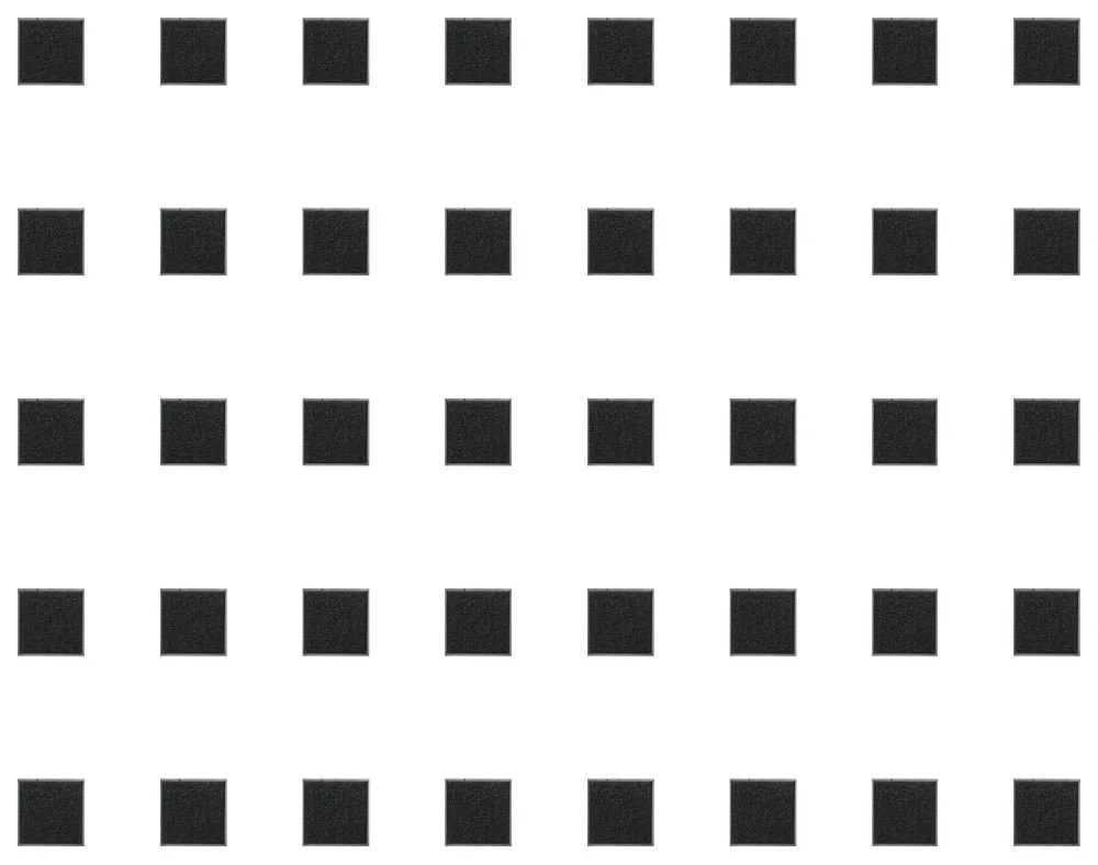 Socles carrés en plastique pour jeux de guerre