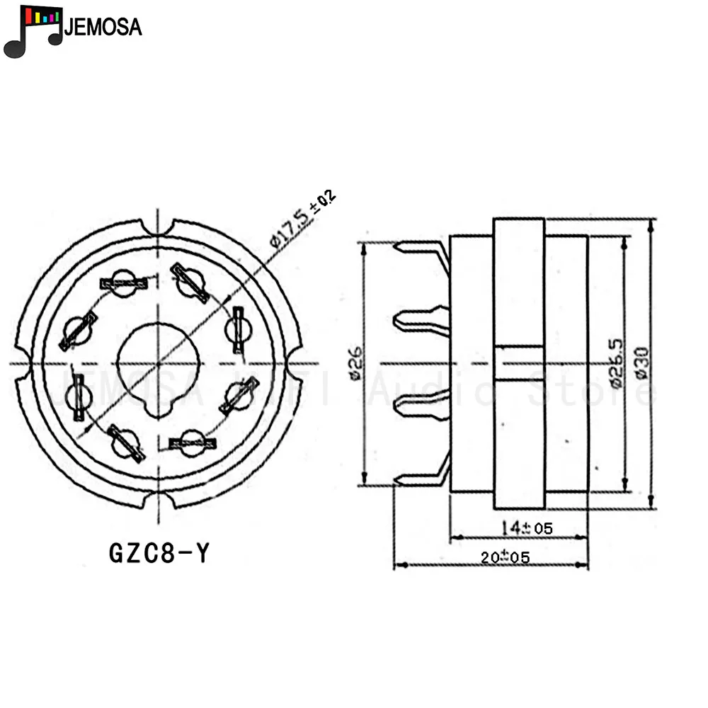 Image du Siège de Tube électronique en céramique