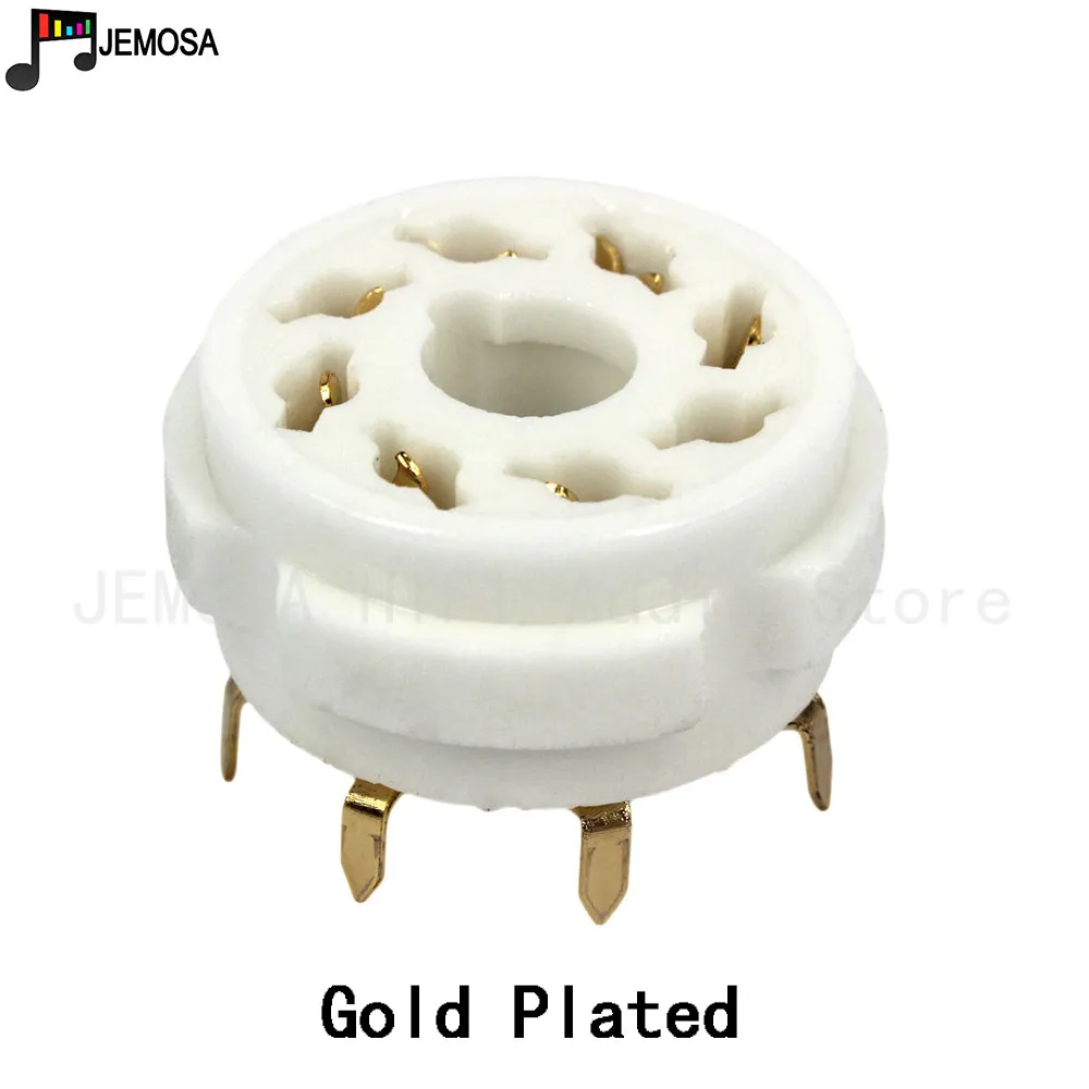 Douille en céramique plaquée or