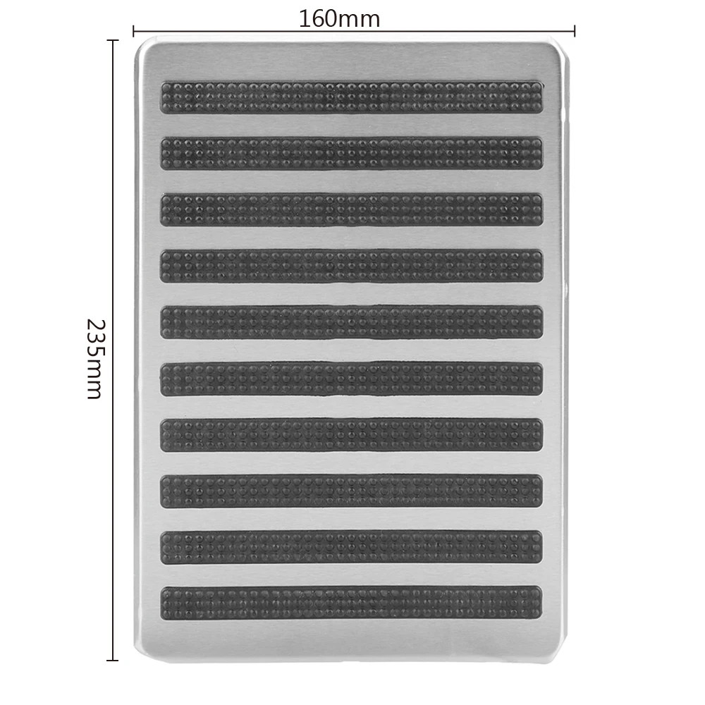 Tapis de Voiture Universel en Acier Inoxydable/PVC