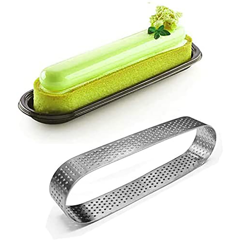 Moules à tartelettes ovales en acier inoxydable