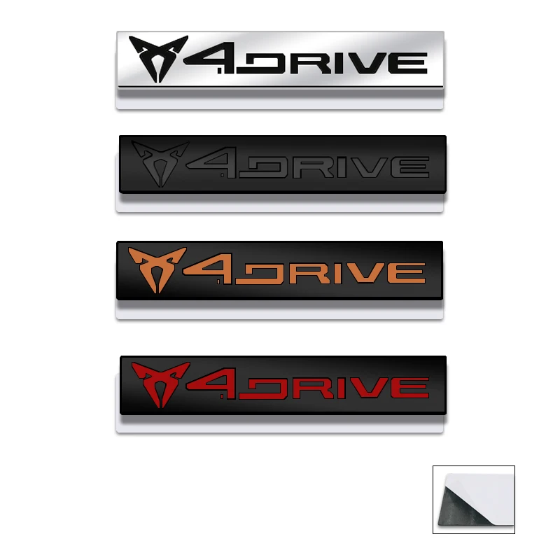 Autocollant 3D en métal pour coffre de voiture