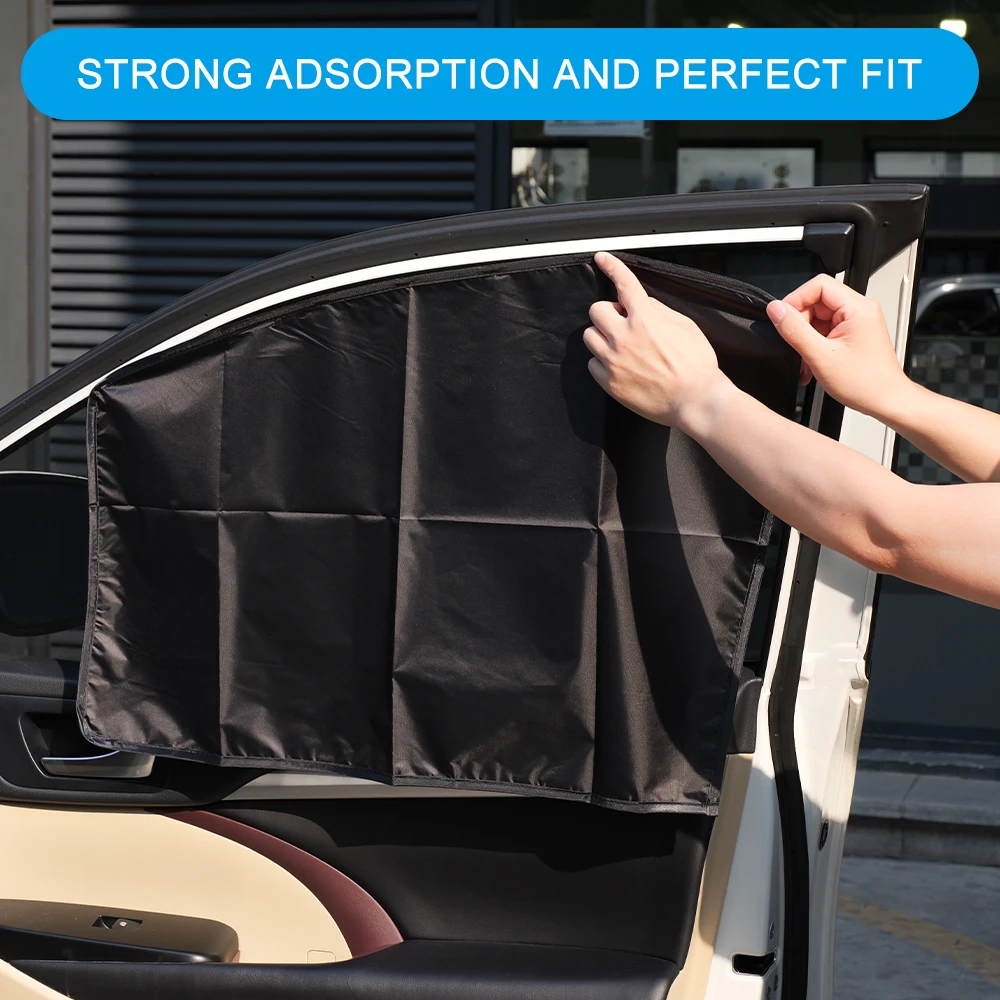 Rideau Magnétique Pare-Soleil pour Vitres Latérales de Voiture