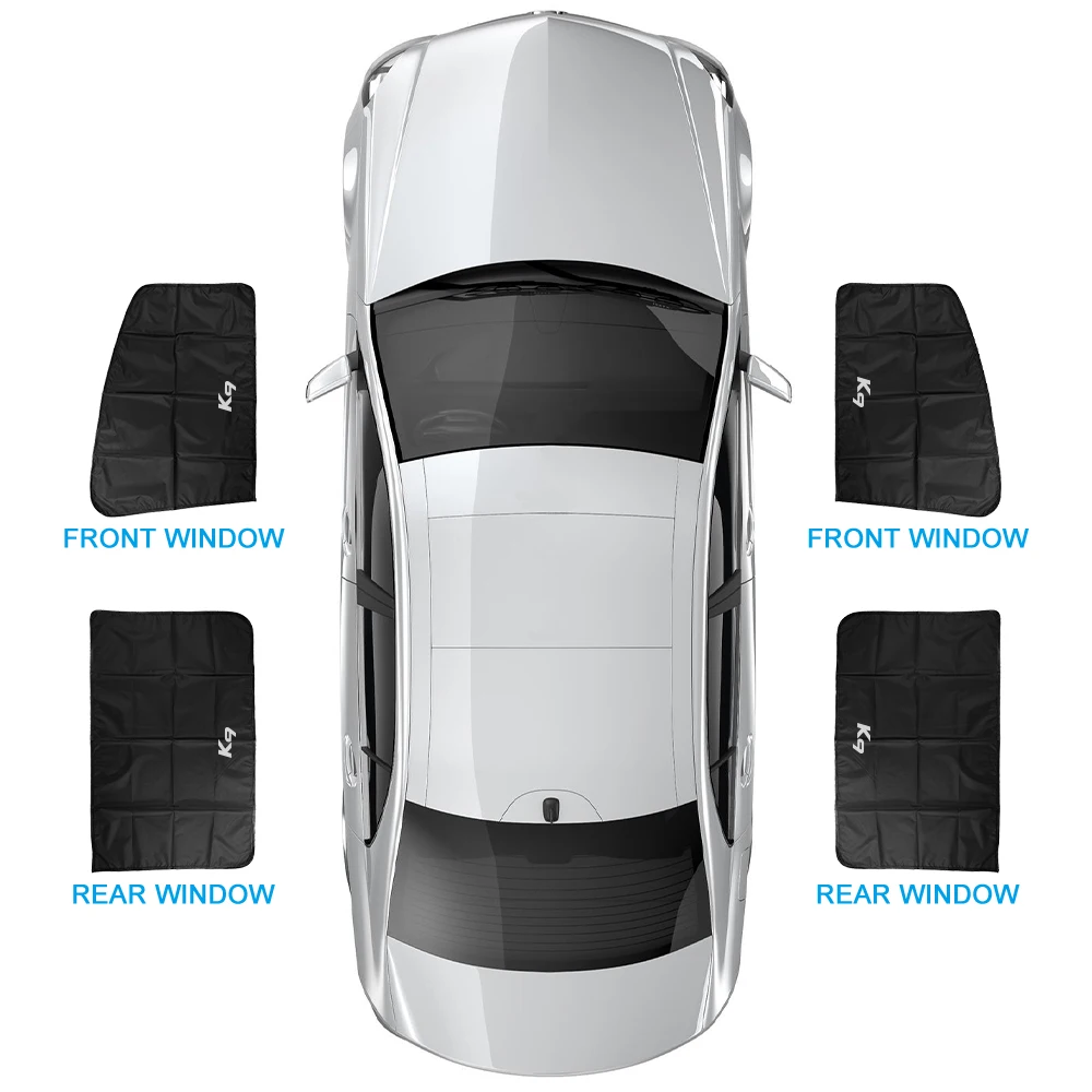 Rideau Magnétique Pare-Soleil pour Vitres Latérales de Voiture