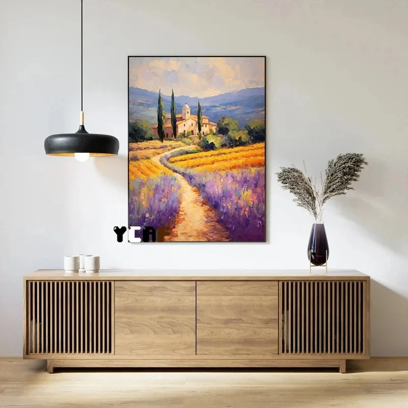 Affiche de voyage de la ville française de Provence