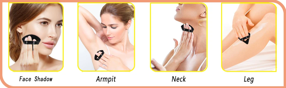 Éponges de Maquillage Triangle en Velours
