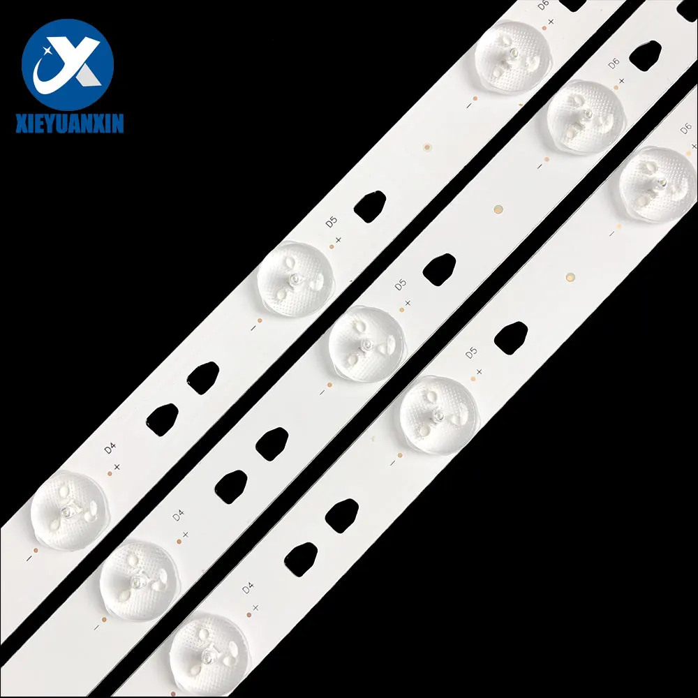 Bandes LED Pour Rétroéclairage TV 42 Pouces – Compatible Panasonic TX-42AS650E – 10 Bandes – Alimentation CC Sans Scintillement