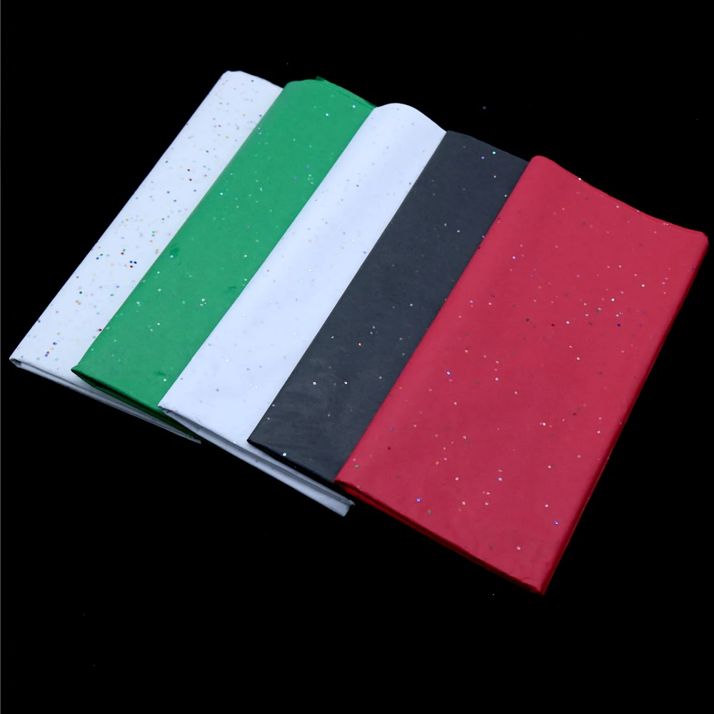 Papier de soie pailleté