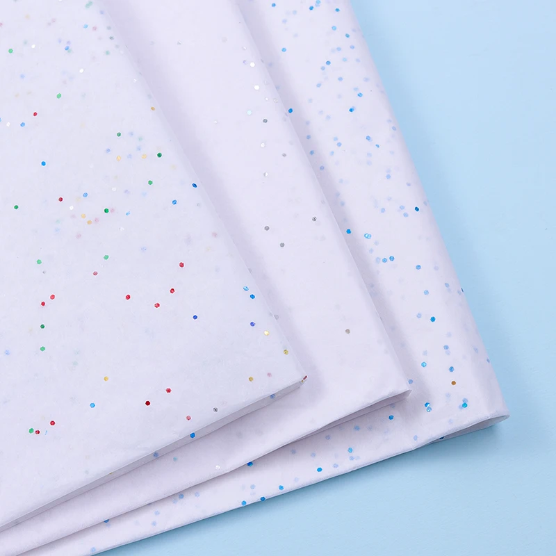 Papier de soie pailleté